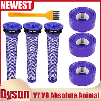 Filtri HEPA e prefiltri per aspirapolvere senza fili Dyson V7 V8 Absolute Animal Motorhead Parte di ricambio