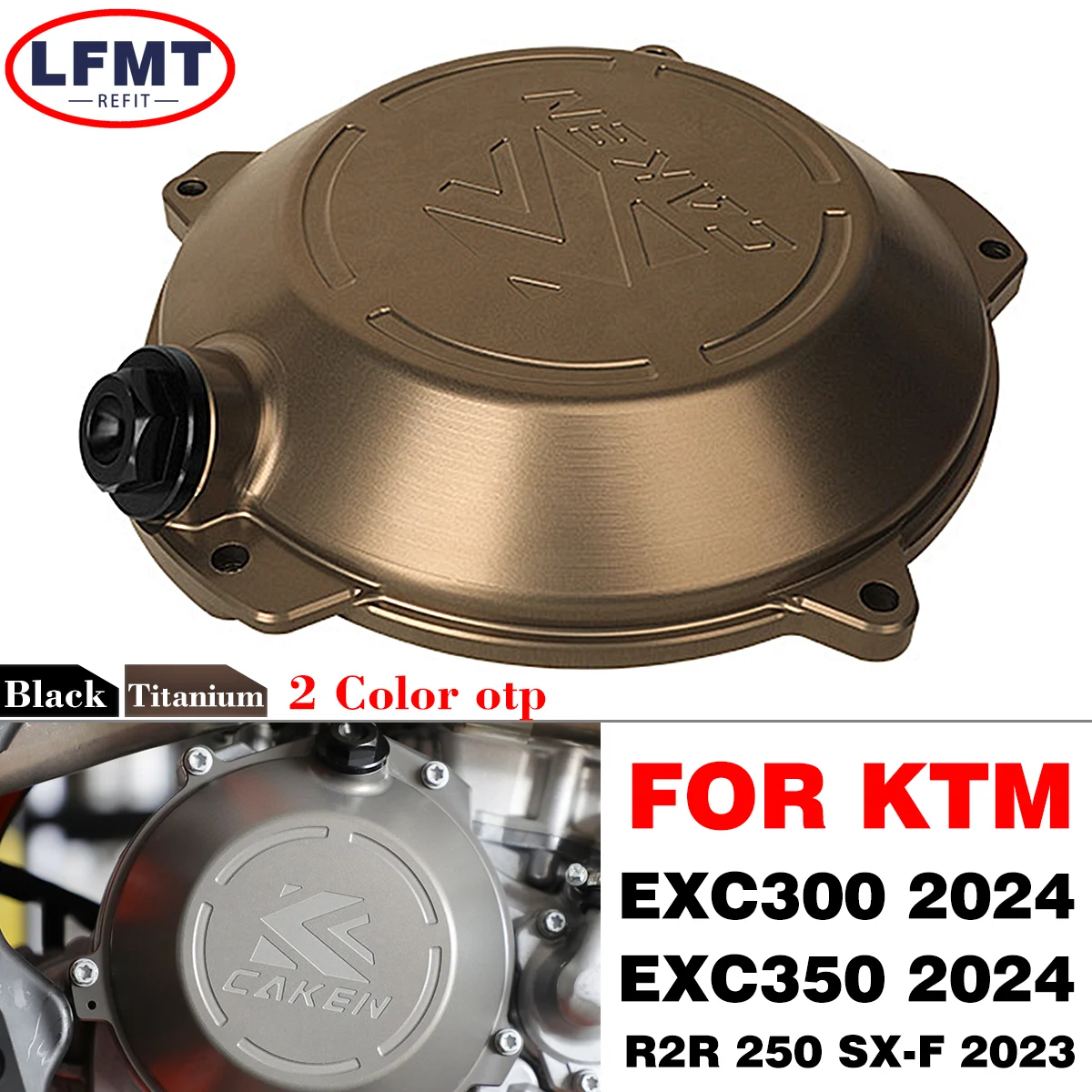 

For KTM EXC300 EXC350 EXC 300 350 R2R 250 SX-F Dirt Bike 2024 NEW Motorcycle CNC Aluminium alloy Clutch Cover Guard Protector