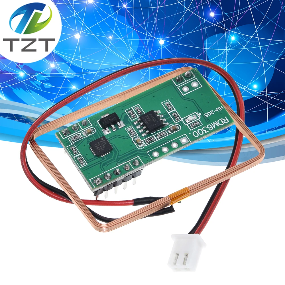 UART 125Khz EM4100 RFID Card Key ID Reader Module RDM6300 (RDM630)  For Arduino