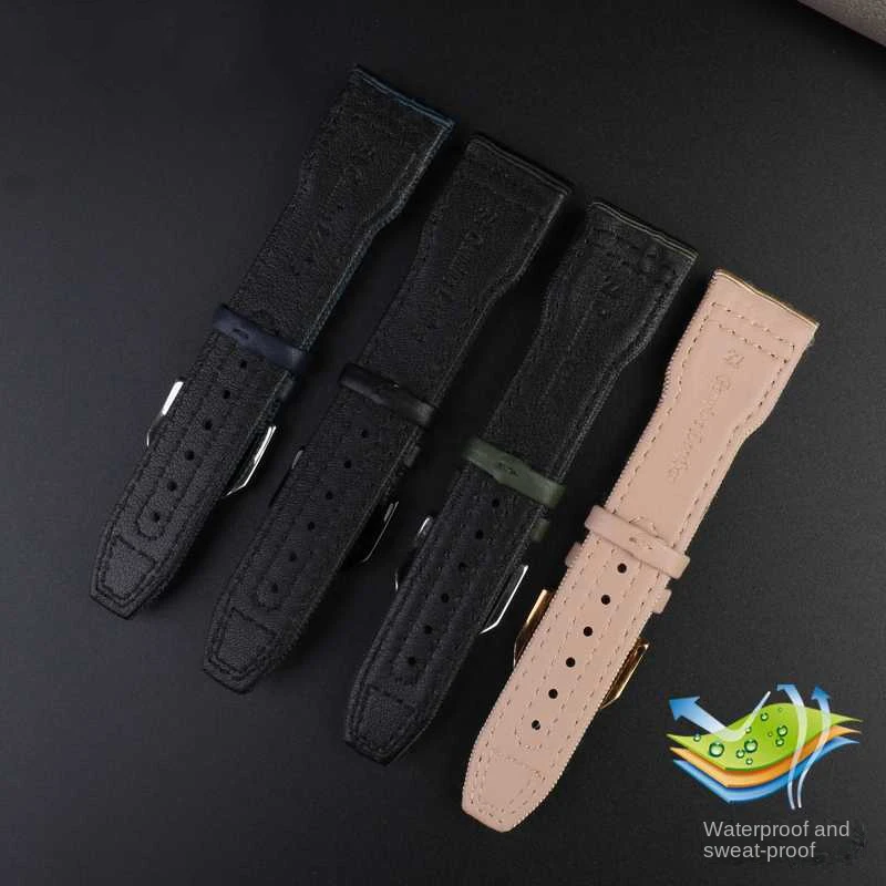 Nylon Canvas Strap for IWC Universal Pilot Mark 18 Spitfire Fighter Jet Portugal Series Sports Watchband Bracelet 20mm 21mm 22mm