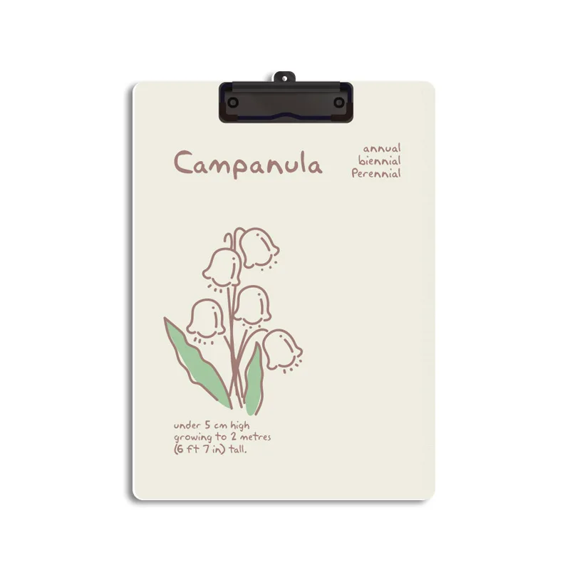 

A4 Cartoon Clipboard File Folder Double-Layer Writing Board Writing Clipboard for School and Office Use Vertical Document Holder