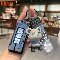 for SWM G01 G05 X3 X2 X7 Zinc Alloy Car Key Case Remote Protection Cover Bag Shell Keychain Ring Holder Fob Interior Accessories