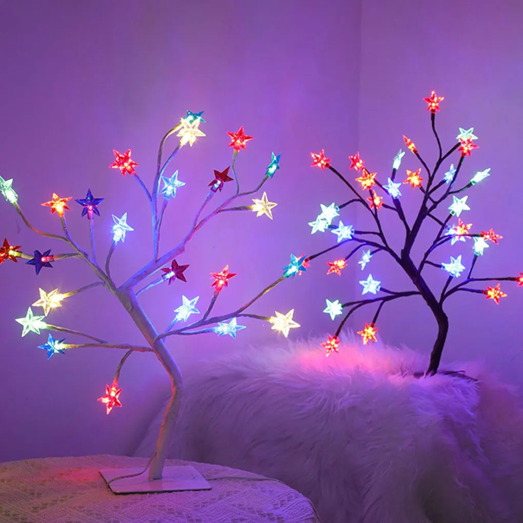 

Plastic LED Glowing Tabletop Tree Lights For Cozy AmbianceWide Application LED Glowing Tree Type 1 warm white