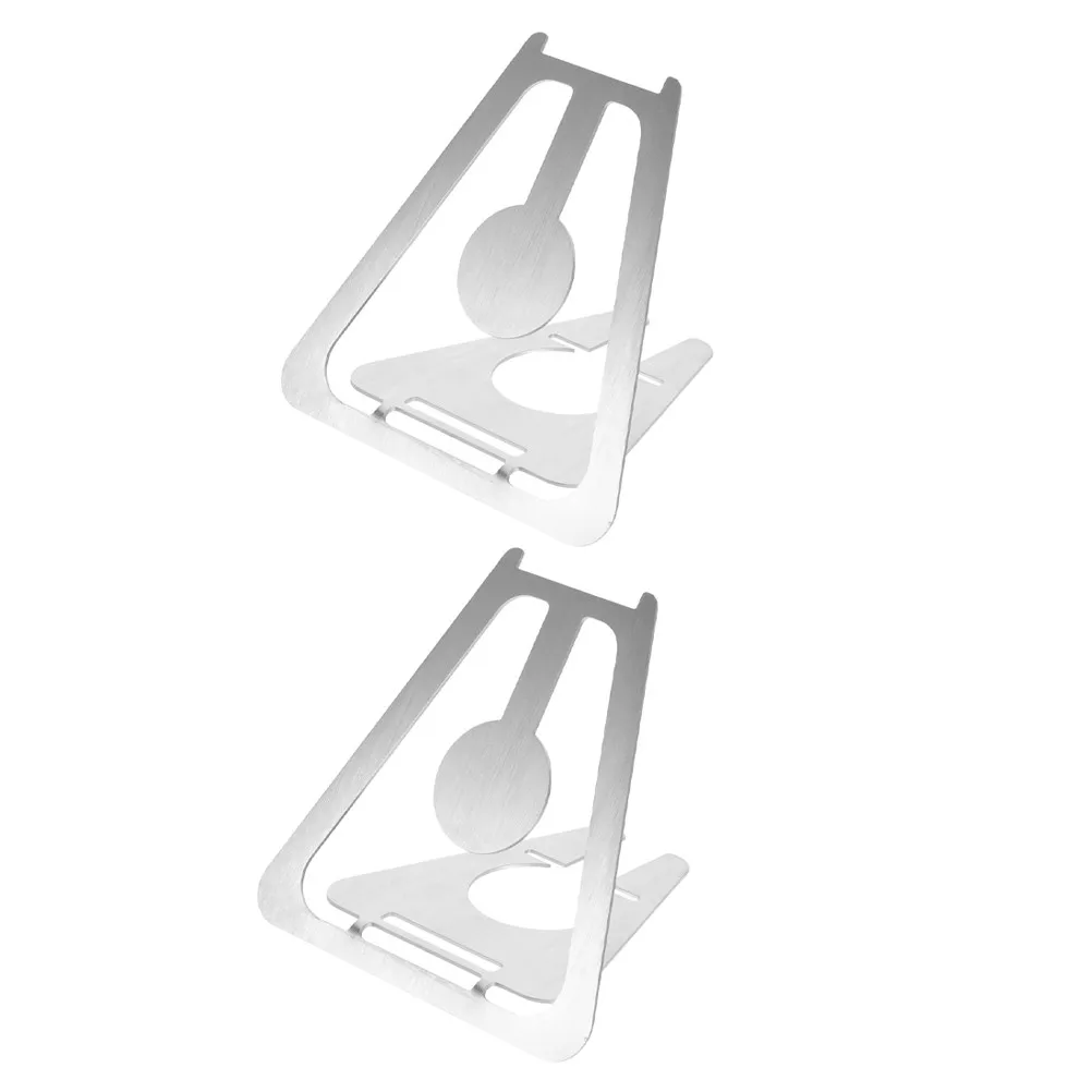 2Pcs Sturdy Stainless Steel Medal Display Frame Compact Space Saving Medal Rack for Home Office Wall Shelf Decor Award Holder