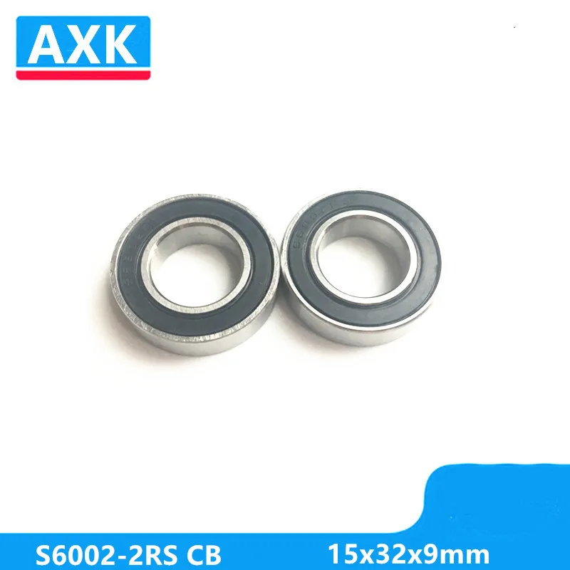 

Axk S6002-2rs Cb Abec-7 Stainless Steel 440c Hybrid Ceramic Deep Groove Ball Bearing 15x32x9mm