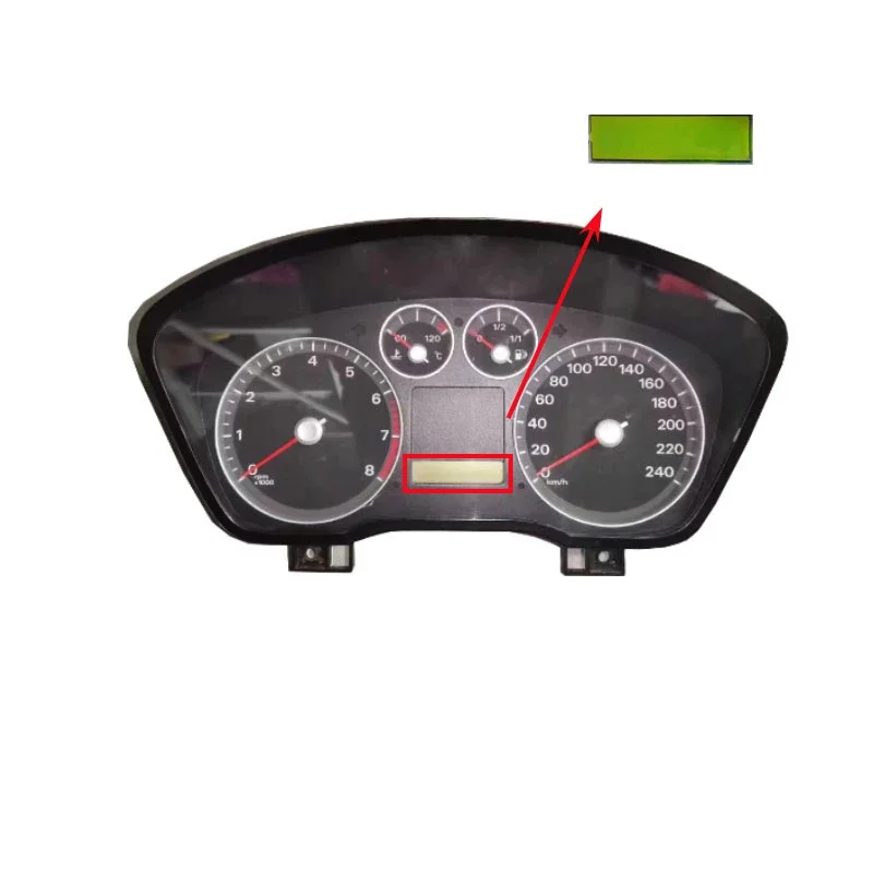 لفورد فوكس شاشة عرض LCD شاشة عرض الفيلم مع النص المكسور وشاشة ضبابية 1 قطعة
