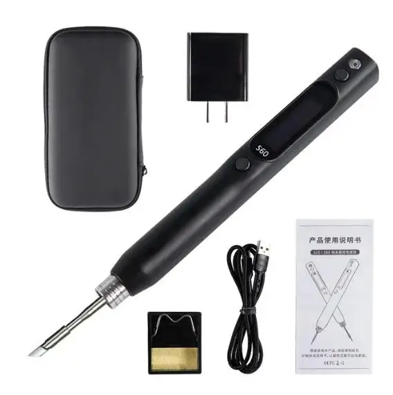 

S60 Nano Soldering Iron Compatible with C210 Solder Tips Use For Precision Electronic Equipment Mobile Repair Anti-static