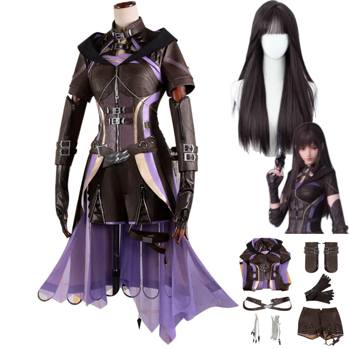 

Костюм для косплея Love and Deep Space: Ночной Прогулка, Аниме, Сценический Наряд, Женский Боевой Костюм, Сексуальный Карнавальный Костюм для Женщин