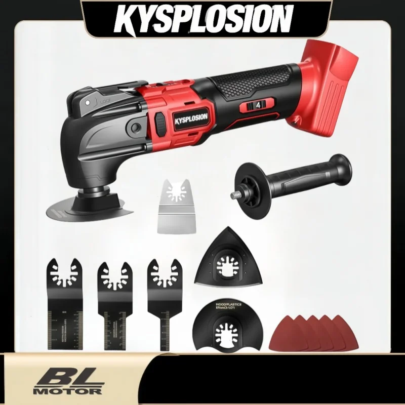 

Cordless Oscillating Tool for Milwaukee 18V Battery 6 Variable Speed Oscillating Multi Tool Kit with Auxiliary Handle