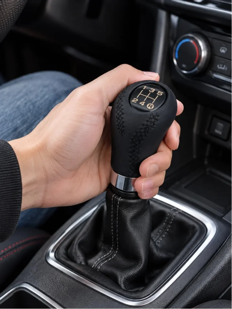 Universal 5 Speed Manual Gear Shift Knob Car Gear Stick Shift Knob Lever Manual Transmission With 3 Adapters For Most Manual Cars