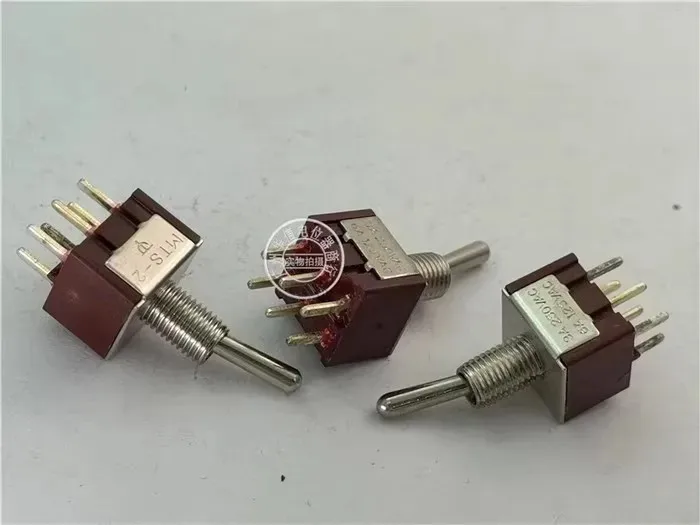 MTS-2 button switch 3A250VAC 5A125VAC 6 foot 2 stop red