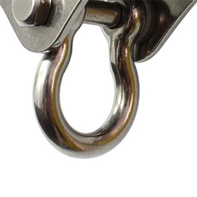 ABLU-1 Pieces Outdoor Hammock Hook 304 Stainless Steel Swing Hook Indoor Wall Fixed Hook Safety Buckle