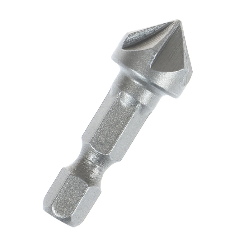 Imagem -03 - Multifuncional Countersink Broca Chanfro Corte Carpintaria Ferramenta Hexagon Handle Flauta