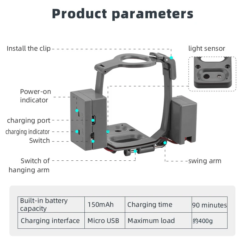 BRDRC Airdrop System for DJI Mavic 2 Pro/Zoom Drone Quick Release Thrower Fishing Bait Gift Remote Rescue Wedding Ring