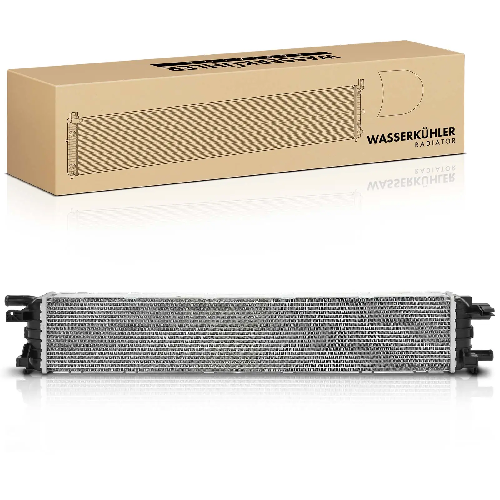 Frankberg 1x Koeler Waterkoeler Motorkoeler voor Audi A4 8K A5 8T A6 4G A7 Q3 8U 2008-2018 8K0145804F 8K0145804E