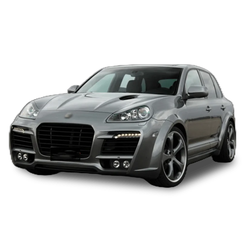 Front Rear Bumper Full Wide Body Kit For Porsche Cayenne 955 957 Body Kit Turbo Mk2 Parts Case,100% TESTED WELL