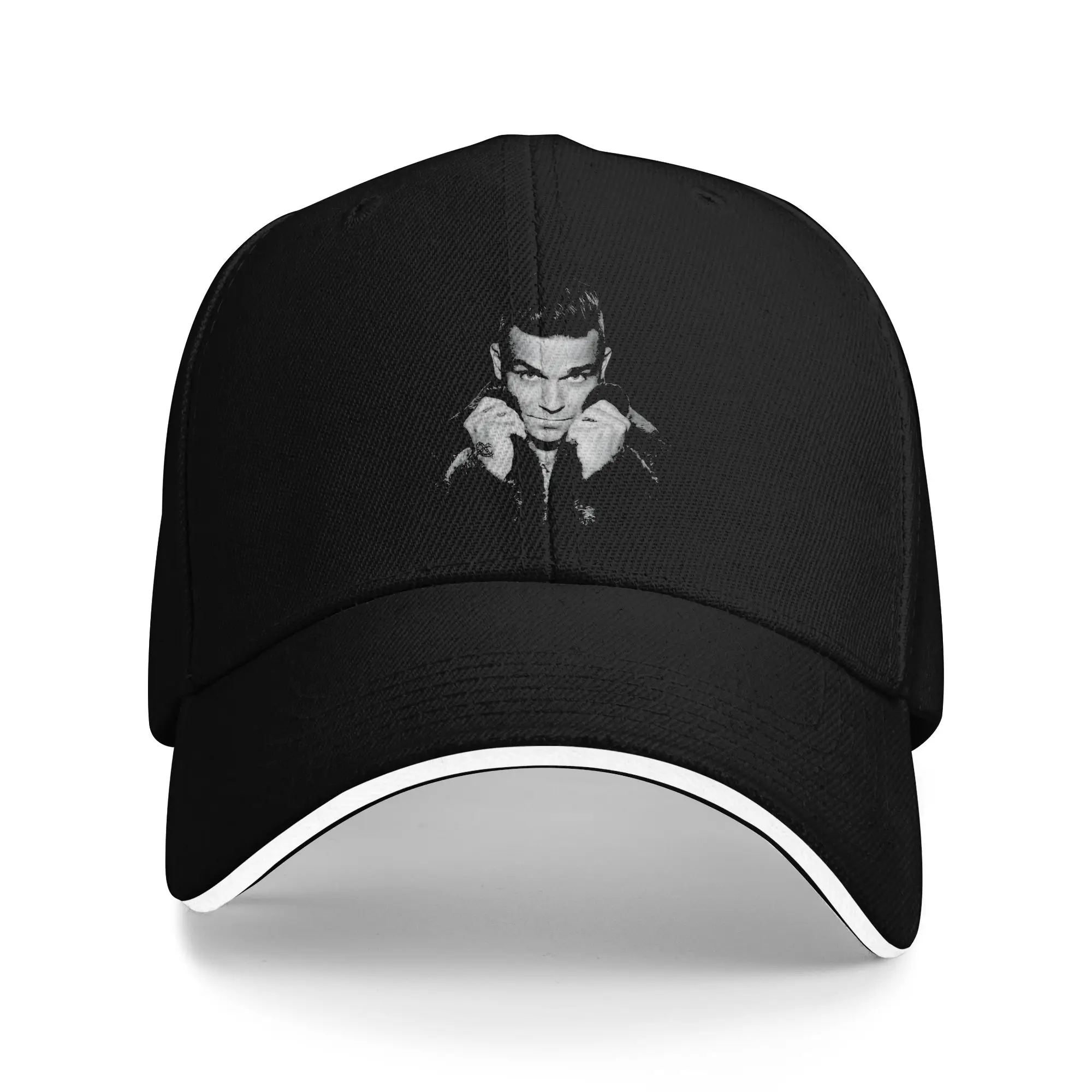 Robbie Williams BRITPOP Tour 2026 Poster  Baseball Cap  Vintage Hip Hop Hats Summer Men Adult Outdoor Gym Baseball Caps