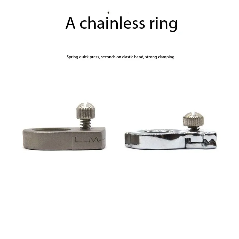 حلقة ضغط القوس السريع في الهواء الطلق، بدون حزام مطاطي، حلقة جلدية مسطحة بدون إطار، زنبرك من سبائك الفولاذ المقاوم للصدأ محمول #3