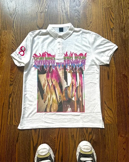 

Y2k летняя футболка с круглым вырезом и короткими рукавами, рубашка поло, темные готические топы с принтом High Street, винтажная одежда, уличная одежда