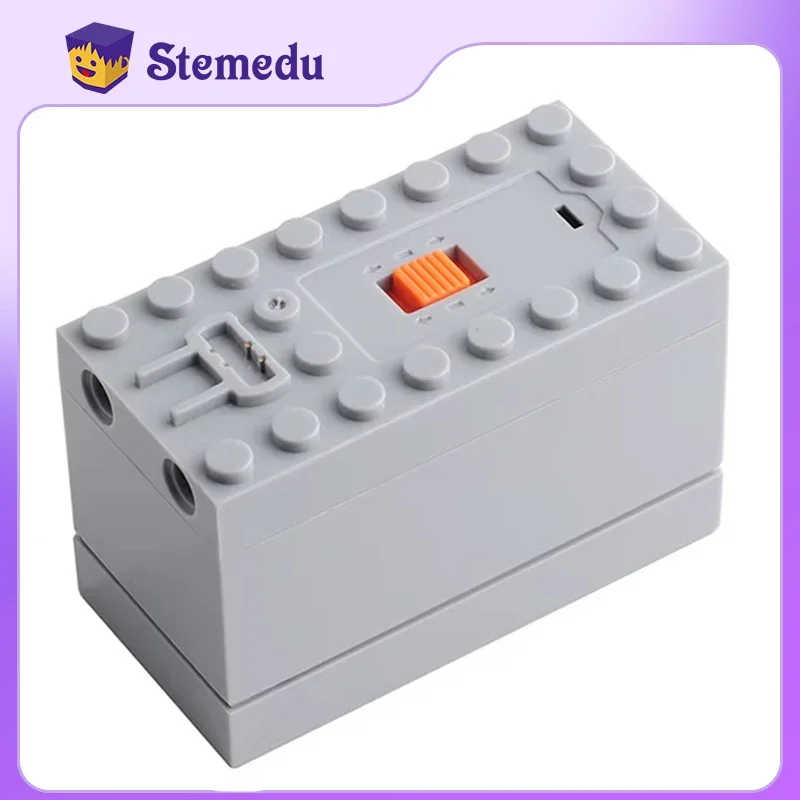 Portable New Building Block Power 88000 AAA Battery Box Case 8883 Technical Parts MOC Train Car compatible with legoeds DIY Toys