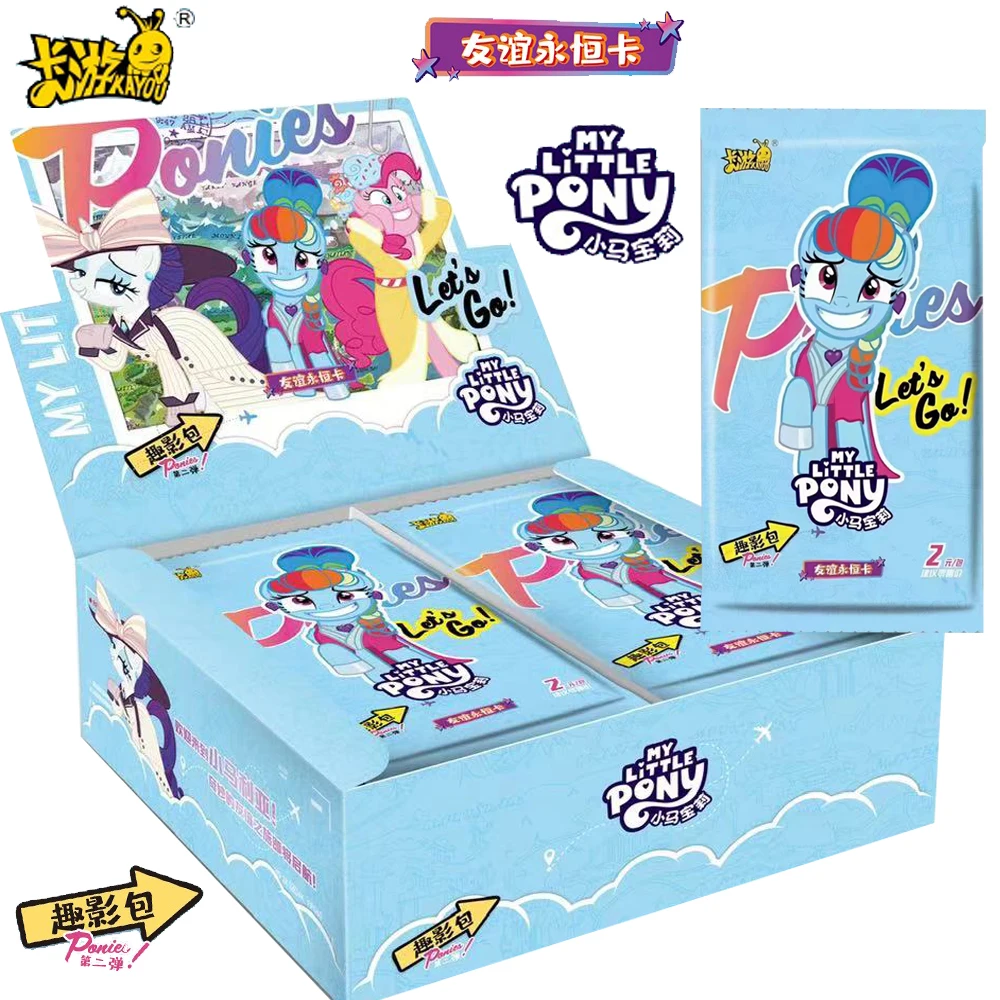 

KAYOU My Little Pony Cards for Children Shining Friendship Magic Twilight Sparkle Colorful Dream Rainbow Cards Favorite Gifts