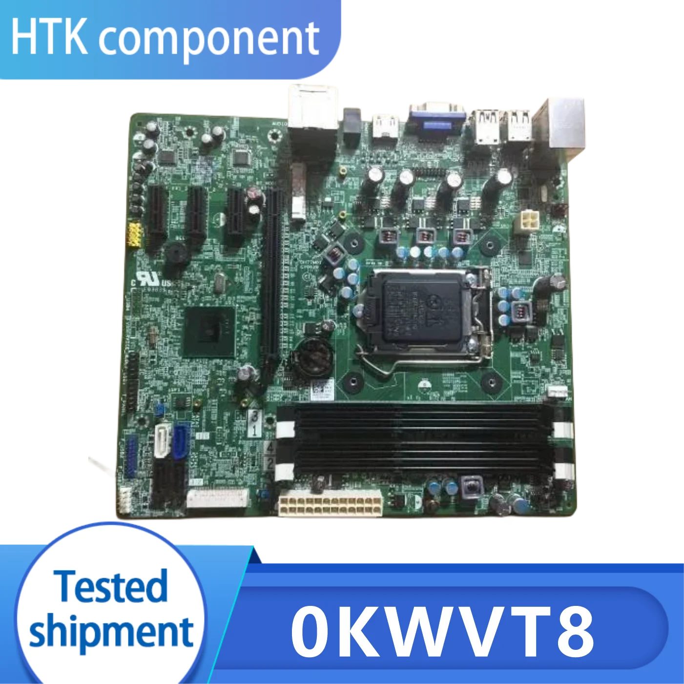 100% test working For 8700 KWVT8 / 0KWVT8 Z87 Desktop Motherboard