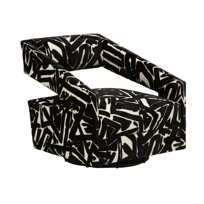 

Роскошное современное бархатное вращающееся на 360 градусов акцентное кресло для гостиной, спальни, комфортное кресло для отдыха, использование в отеле