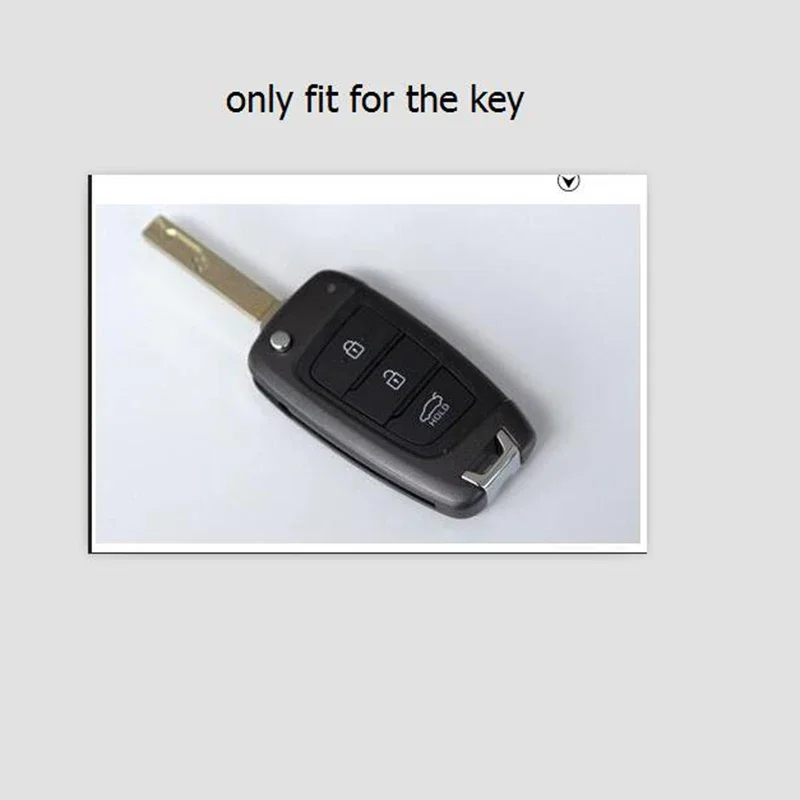 Silicone Car Key Cover for Hyundai Kona CELESTA Elantra Solaris 2017 Santa Fe Tucson Verna i35 i40 Genesis F flodingkey shell