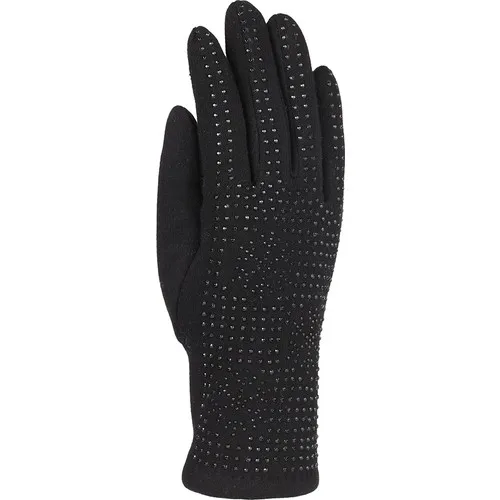 Syt Single Size Women 'S Combed Cotton Gloves Black