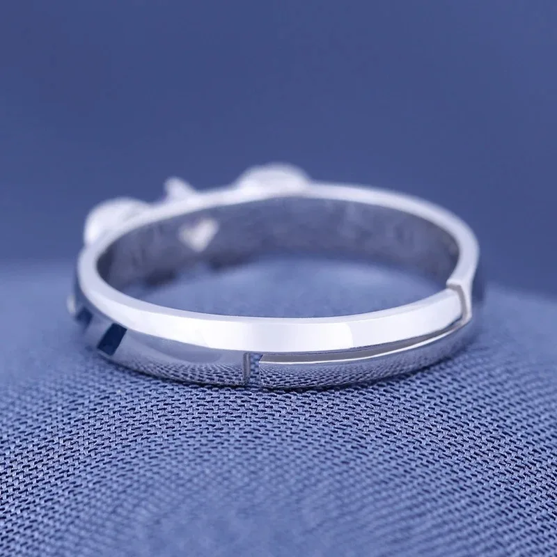 Pierścienie Cosplay Anime Ayanami Rei Kaworu Nagisa Regulowane Dla Kobiet i Mężczyzn Biżuteria Pierścień na Palec Rekwizyty Akcesoria Prezent na Halloween