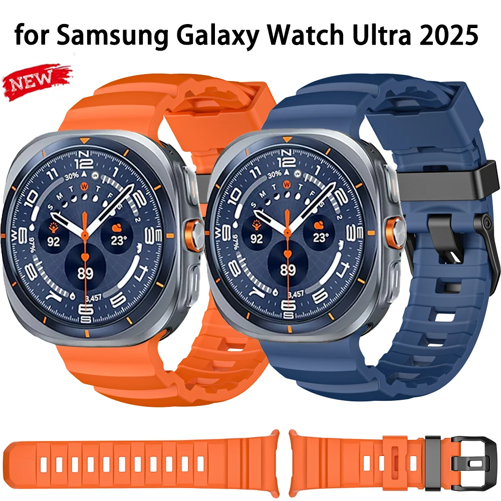 Trail Silikon-Schlaufenarmband für Samsung Galaxy Watch Ultra 2025 47mm Sportarmband für Galaxy Watch Ultra 47mm Correa