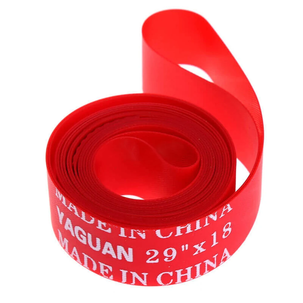 Hochwertiges Zubehör, Felgenfutter, Anti-Punktion-Pad, Fahrradkomponenten, Innenrohr, PVC, schützendes rotes Rennrad