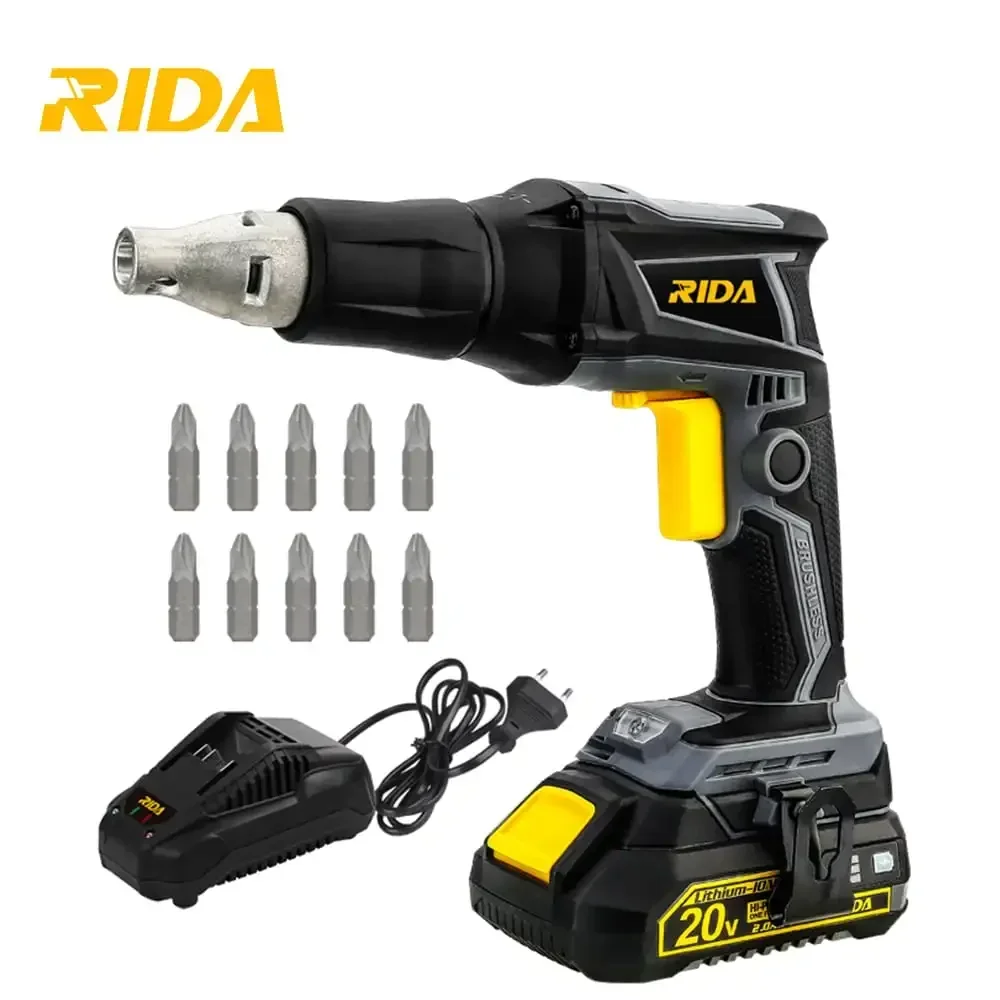 Industrial Quality Power Tool Cordless Li Battery Collated Screw Automatic Auto Feed Drywall Screw