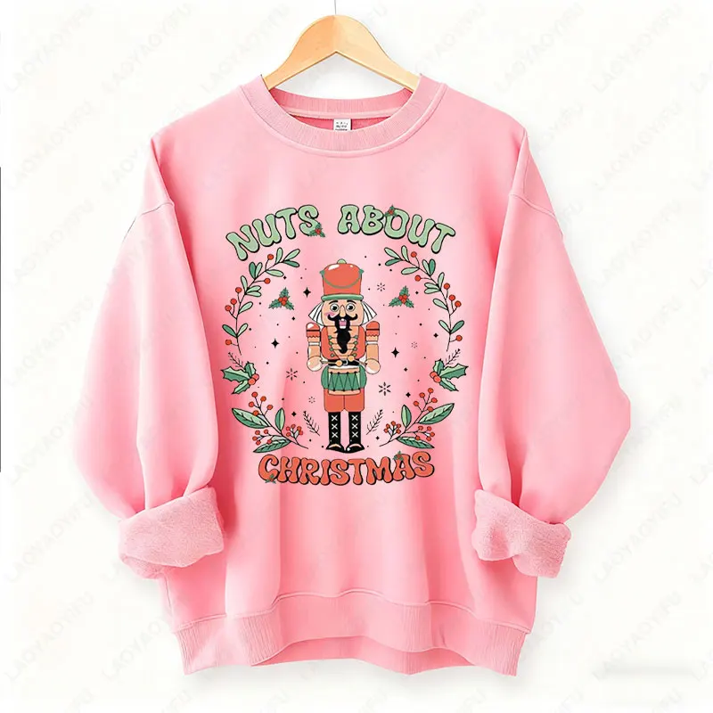 Świąteczne Bluzy z Nadrukiem Dziadka do Orzechów Baletowy Baletniczka Zabawne Magiczne Nadruki Dziadka do Orzechów Bluzy z Kapturem Vintage Balet Dziadka do Orzechów Graficzna Bluza