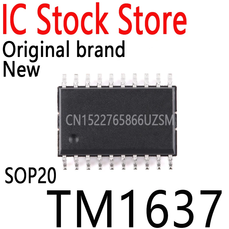 10PCS New and Original SOIC20 SOP20 SOIC28 SOP28 Power Chip Brand IC TM1637 TM1638 TM1640 TM1640B