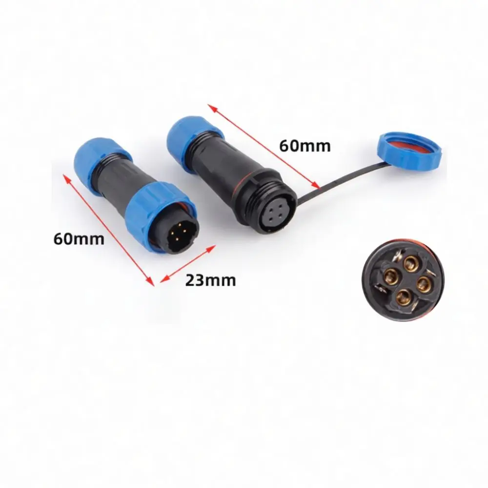 Solderless Waterproof Aviation Connector Plug Socket Industrial Power Link For Qiaolian Automation Cable Electrical Parts