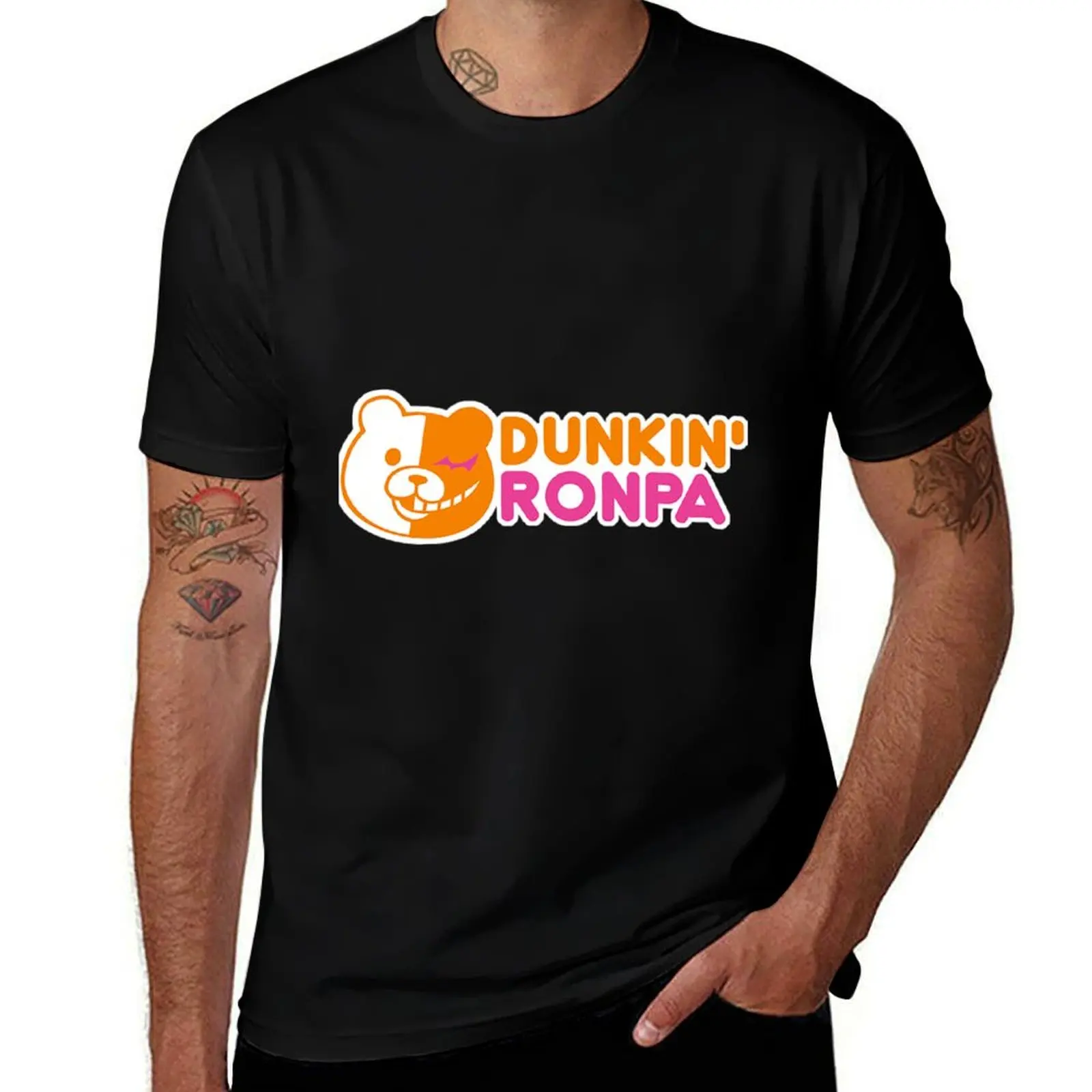 

Danganronpa T-ShirtDunkin' Ronpa T-Shirt Plus Size Summer Casual T-Shirt