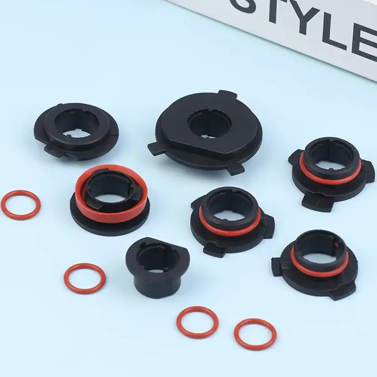 H1 H4 H7 H11 9005 9006 9012 High Temperature Automobile LED Lamp Chuck Bulb Holder Adapter Car LED Headlight Bulb Base