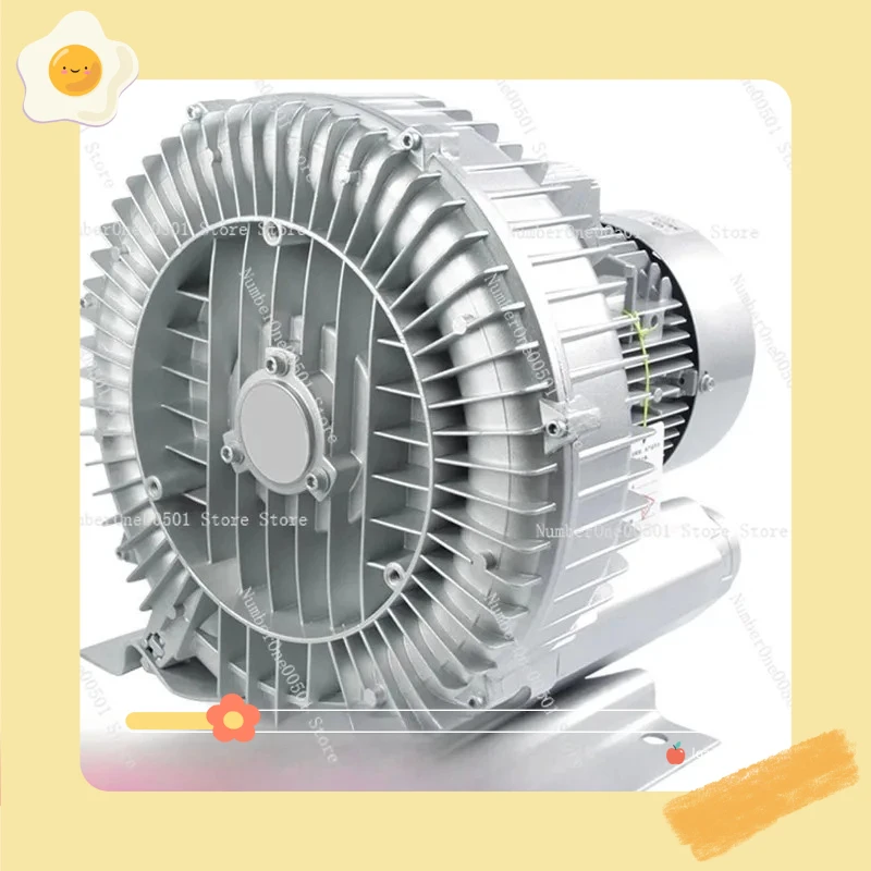 High-Pressure Vortex Fan Strong Centrifugal Blower Industrial Turbomachine for Fishpond Oxygenation 380V 350W-7.5KW