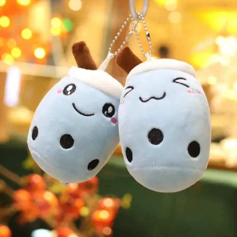 Kawaii Boba Knuffels Bubble Tea Knuffel Kawaii Pluche Bekervormig Kussen Echt Voedsel Gevuld Zacht Schattig Peluche Verjaardagscadeau