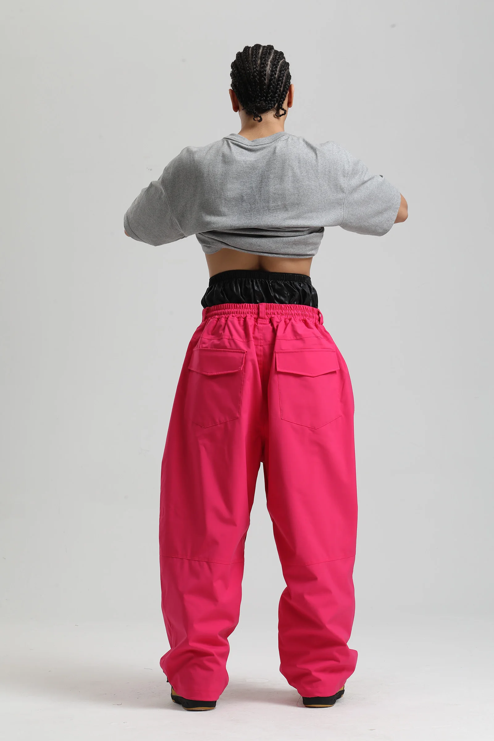 Gsou Snow 2025, Unisex-Cargohose mit lockerer Passform – wasserdichte, winddichte Snowboardhose für Damen und Herren, Winter-Schneeausrüstung – Detail 18