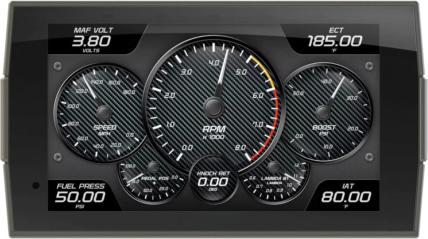 Medidor digital Edge Insight CTS3, compatível com veículos OBD-II de 1996 e superior. 84130-3