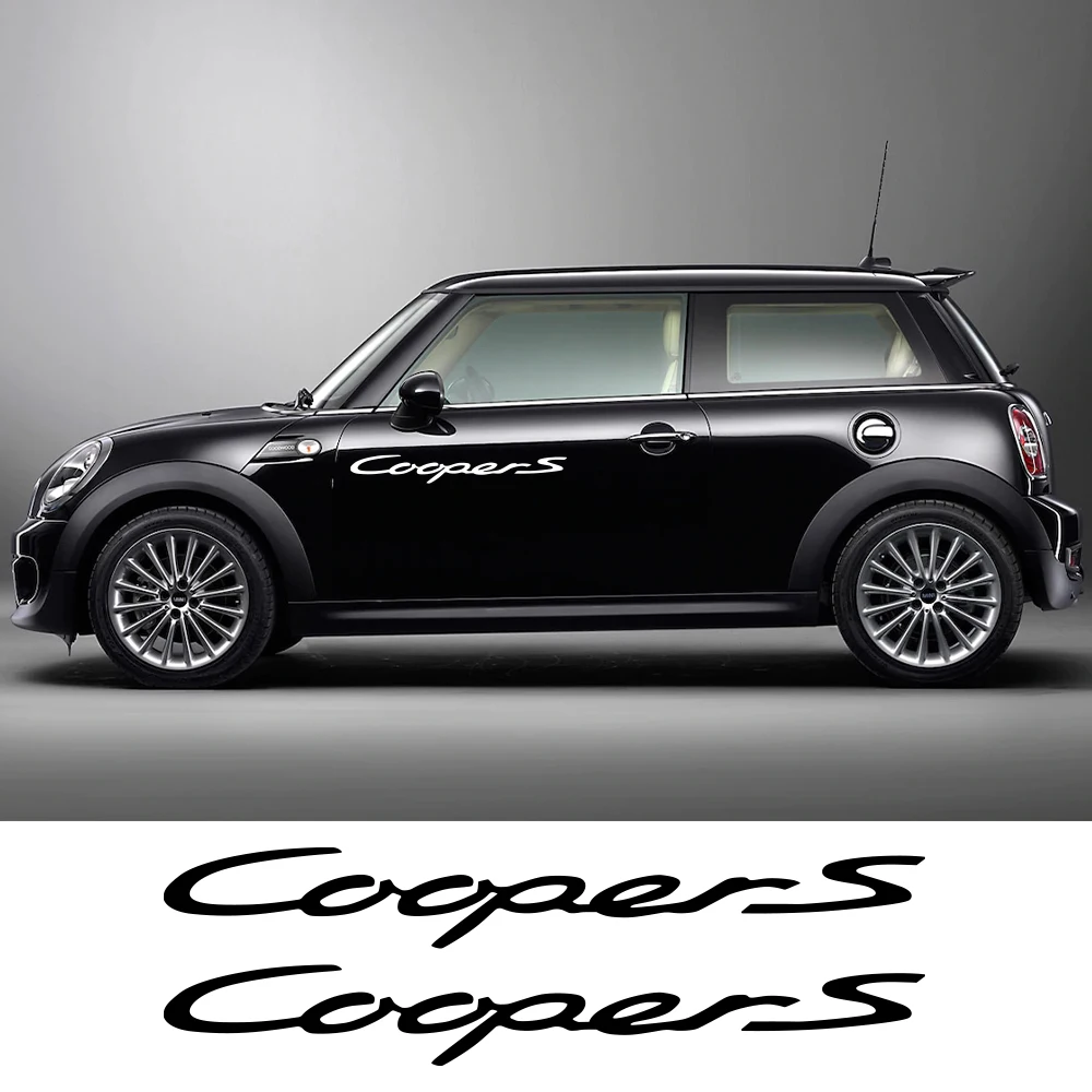 Car Body Side Sticker Vinyl Decor Decal Auto Tuning For Mini CooperS JCW Countryman F56 F55 F60 R56 R60 R61 R56 F54 R57 Clubman