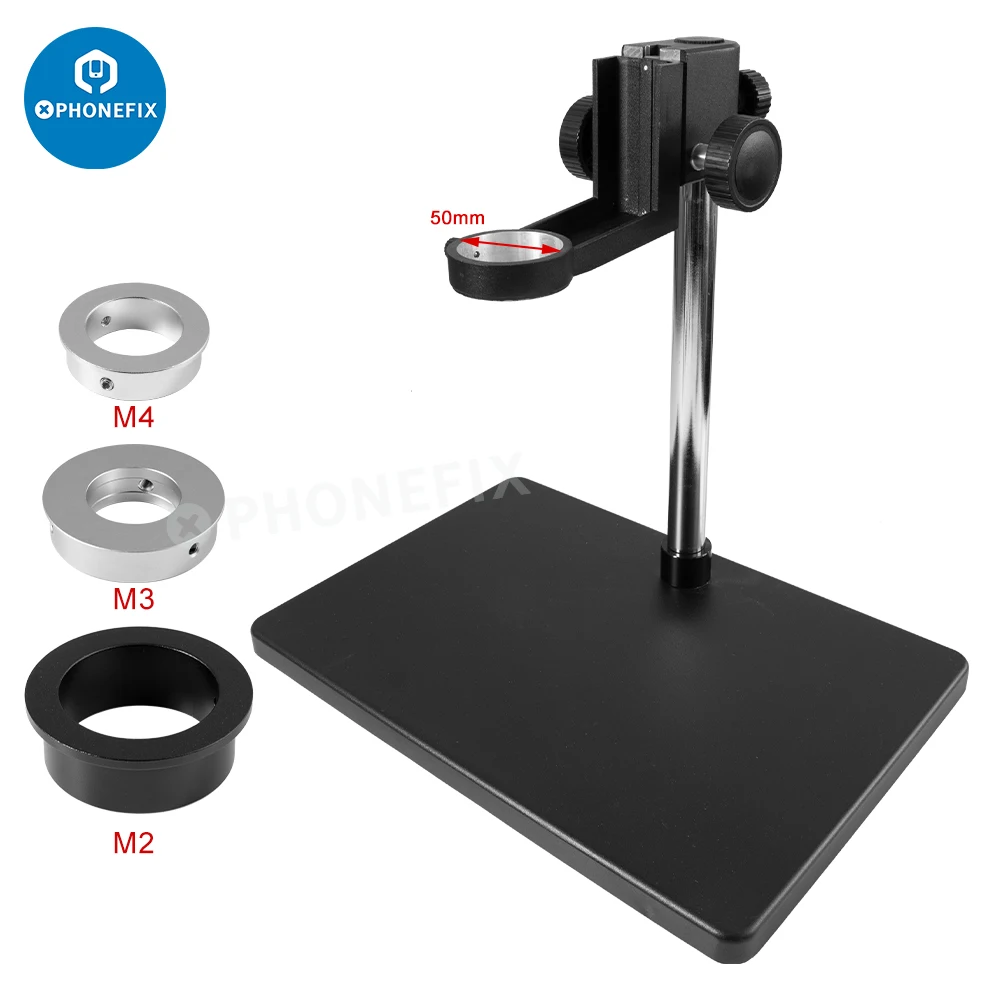 Microscope C Mount Lens Adapter Holder Ring For Industrial HDMI VGA USB Video Camera Focusing Bracket Aperture Conversion Ring