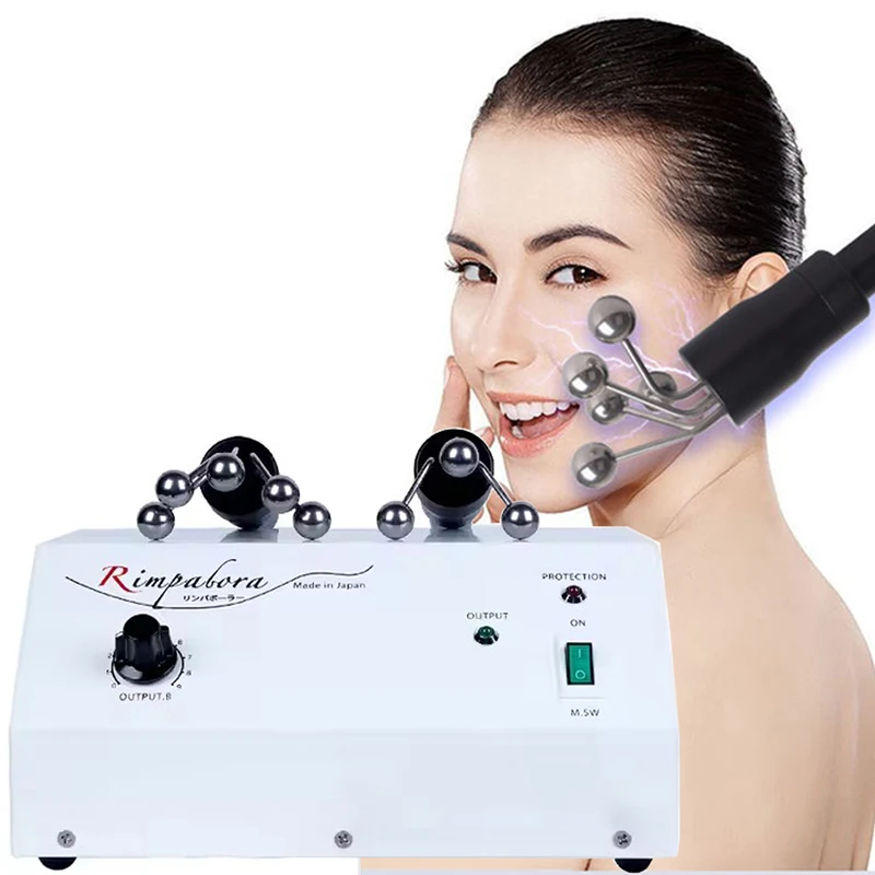 2 IN 1 EMS Radio Frequency Roller Massage RF Face Lifting Machine Microcurent Lines Wrinkle Dark Circles Removal Face Magic Ball