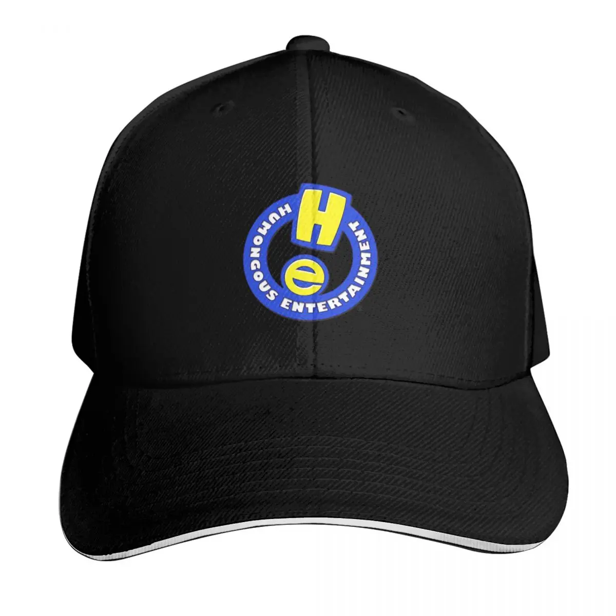 Humongous Entertainment Standard Logo Baseball Cap Adjustable Buckle Closure Moisture Wicking Quick Dry Curved Brim Classic Fit