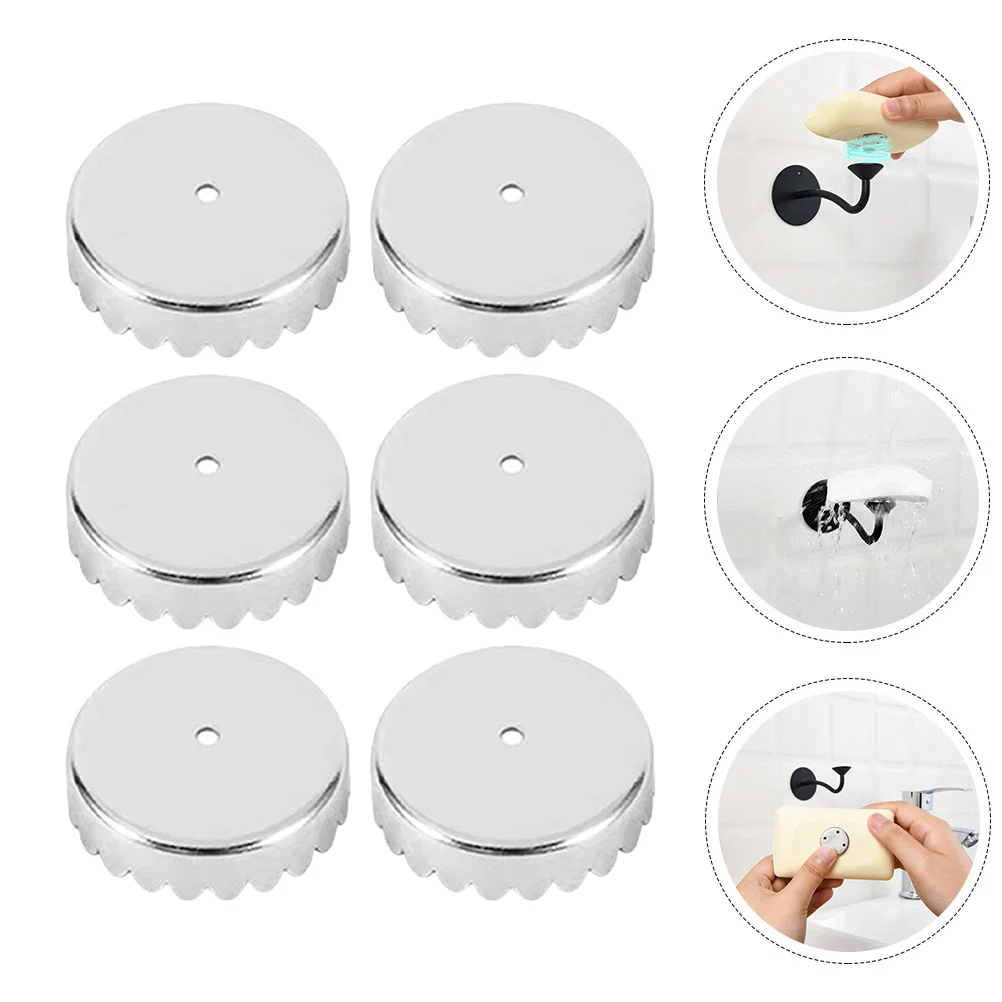

6 Pcs Soap Holder Cover Storage Caps Bathroom Rest Supplies Draining Rack Drying Case