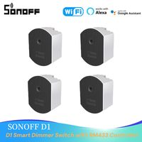 SONOFF D1 Smart Light Dimmer 433Mhz RF Switch Light Brightness Adjustable with Remote eWeLink Voice Control Google Home Alexa