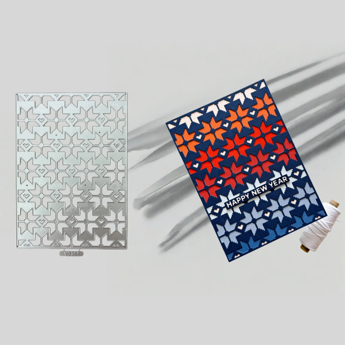 

New Stars Background Metal Cutting Dies for DIY Making Card Scrapbook Embossed Paper Album Craft Supplies Template Decoration