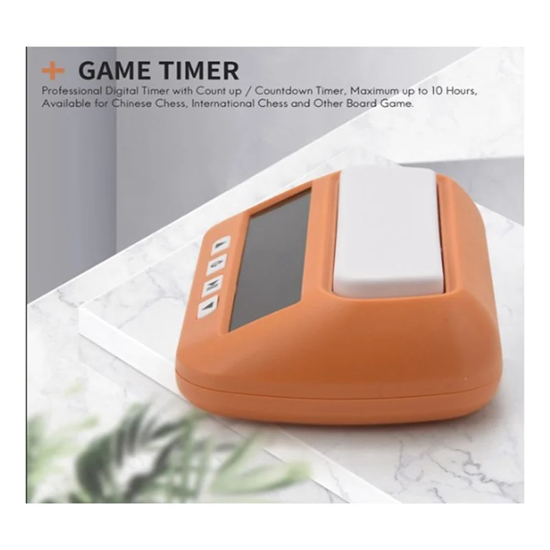 

New Professional Chess Clock Digital Watch Count Up Down Timer Board Game Stopwatch,Orange